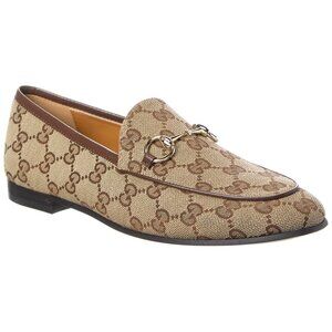 Gucci Jordaan GG Canvas Loafer - EU 38/US 7.5